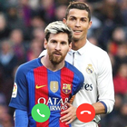 Ronaldo Messi Fake Video Call 图标