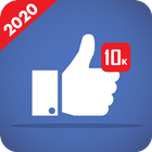 Liker App -4K to 10K Guide for Auto Likes and fans Zeichen