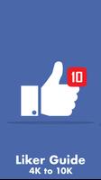 Liker App -4K to 10K Guide for Auto Likes and fans Affiche