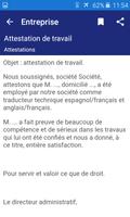 Lettre et Demande : French let Screenshot 2