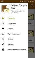 Lettres français Pro capture d'écran 1