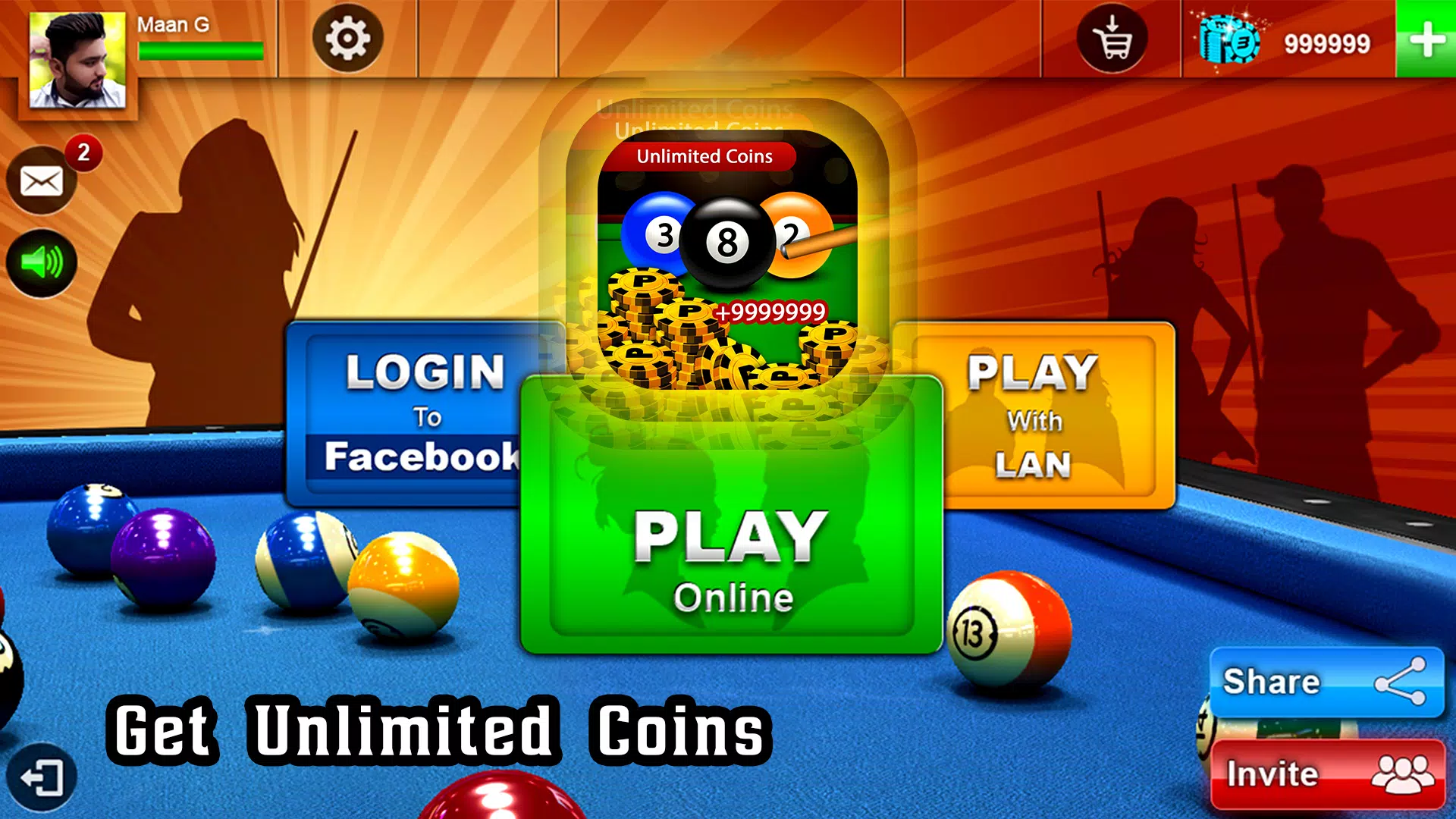 Unlimited coin for 8 ball pool APK for Android Download