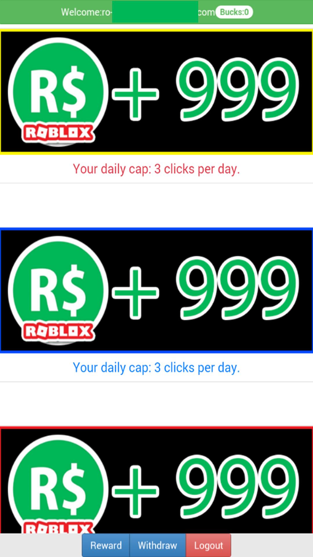 999 Robuxs Free Tips For Android Apk Download