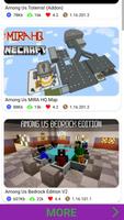Map Among Us For Minecraft PE Affiche