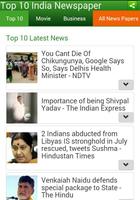 Top10 India News English Paper capture d'écran 3