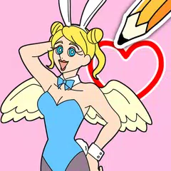 Draw Happy Angel :drawing apps XAPK 下載