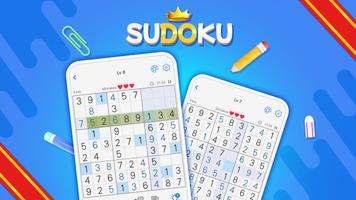 스도쿠 게임(Sudoku): 머리쓰는 게임, 두뇌 게임 포스터