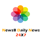 NewsB Daily News  24X7 - News, Videos, Cricket أيقونة