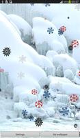 Snow Flakes Live Wallpaper Affiche