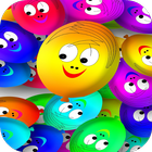 Colorful Smiley Live Wallpaper icône