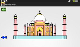 How to Draw Taj Mahal Affiche