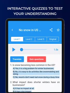 Screenshot 10 for News in Levels: Learn English