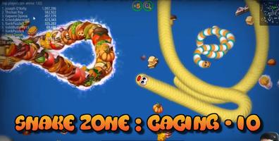 Snake Zone : Cacing Worm-io Cartaz