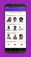 Malayalam stickers-poster