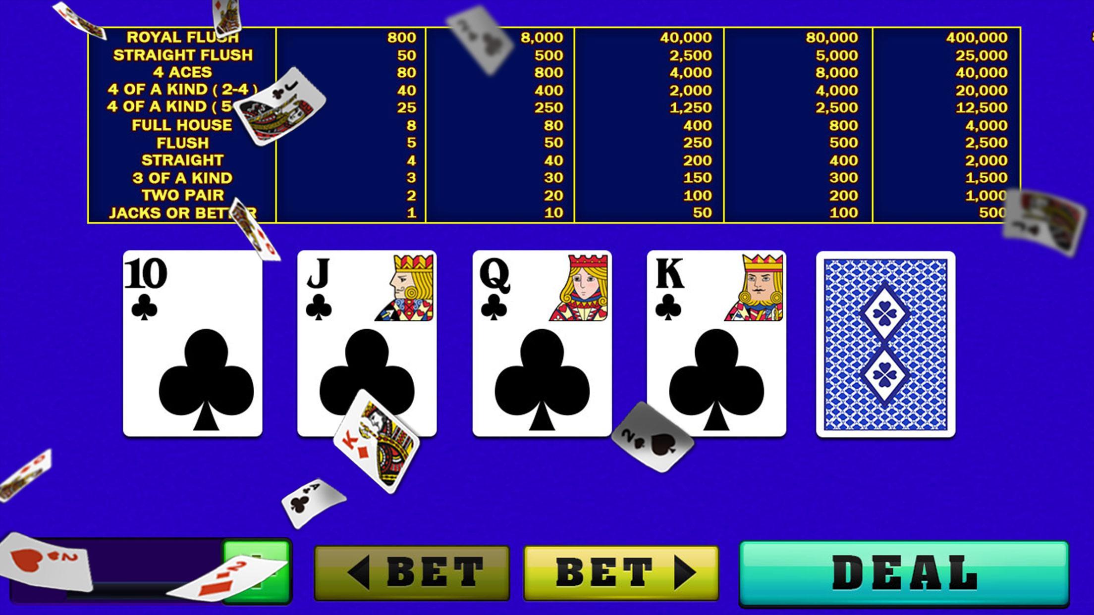 scarica video poker gratis