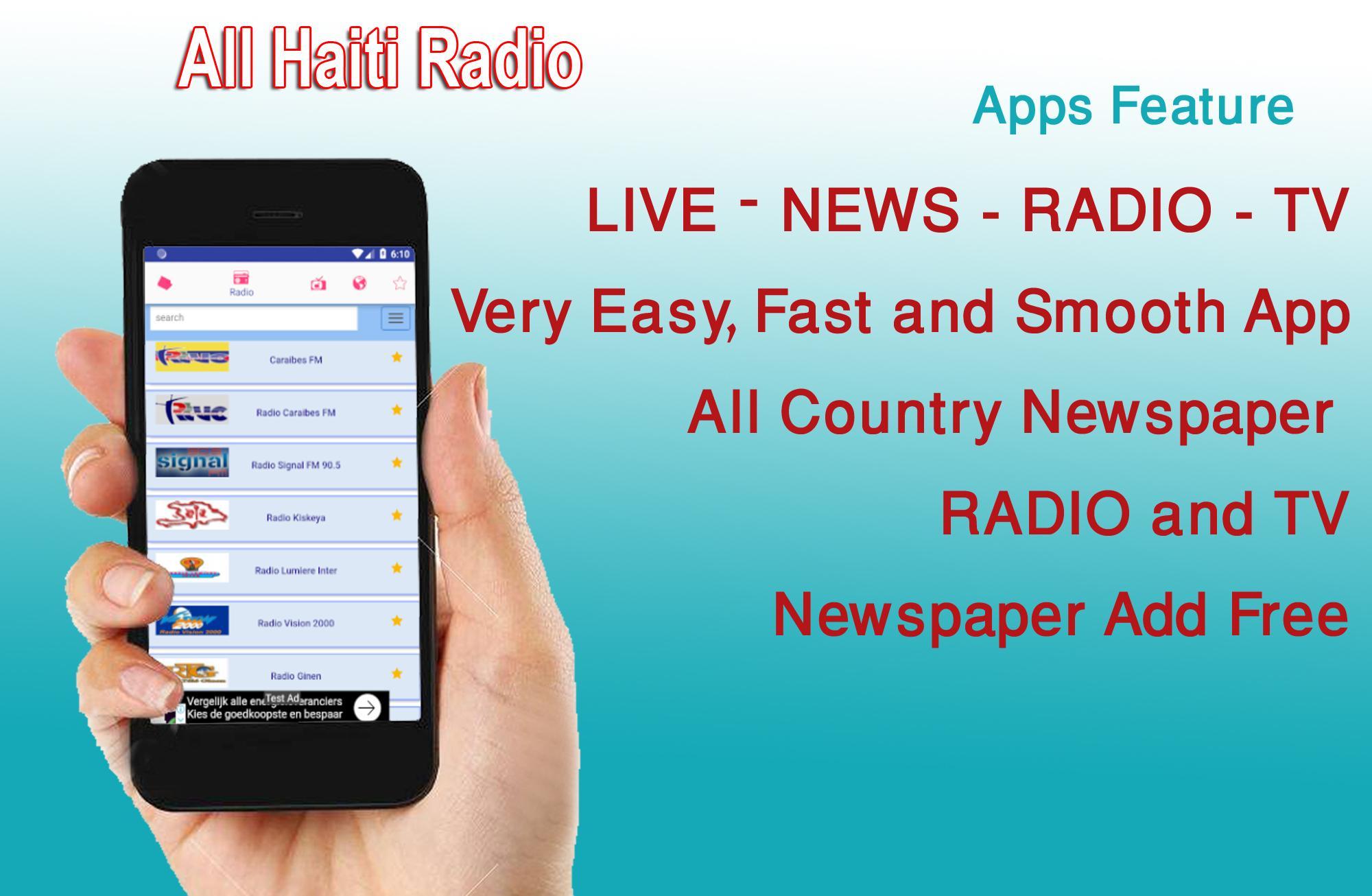 All Haiti News - Haiti Newspapers - Haitian Radio APK do pobrania na  Androida