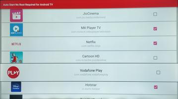 Auto Start No Root Required for Android TV ภาพหน้าจอ 1