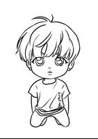 How to Draw Kpop Chibi Offline 截圖 1