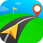 GPS Live Map Direction Navigation - Street View 3D simgesi