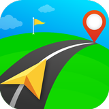 GPS Live Map Direction Navigation - Street View 3D simgesi