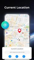 GPS Live Map Direction Navigation - Street View 3D الملصق