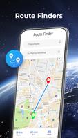 GPS Live Map Direction Navigation - Street View 3D تصوير الشاشة 1
