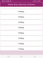 1 Schermata Baby Boy Names (Indian)