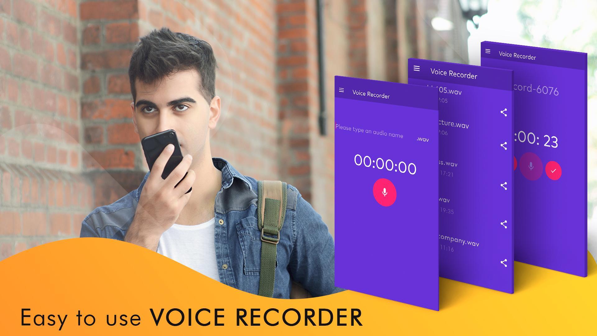 Easy Voice Recorder. Simple Recorder. Easy voice