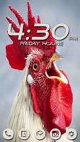 Rooster Wallpaper Affiche