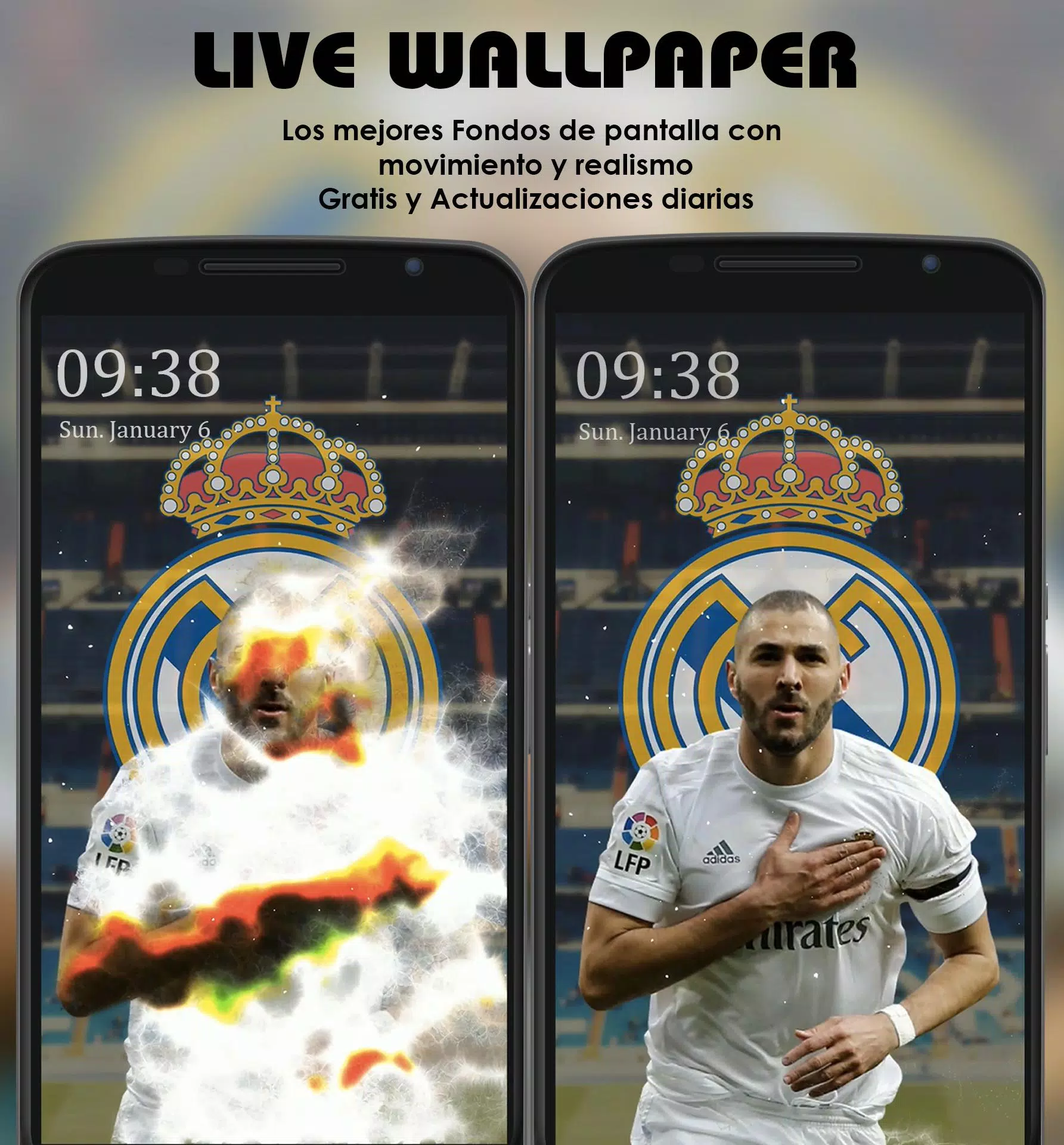 Descarga de APK de FUTPRO - Fondos de pantalla de futbol movimiento para  Android