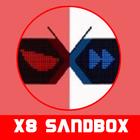 ikon Cara Penggunaan Sandbox x8