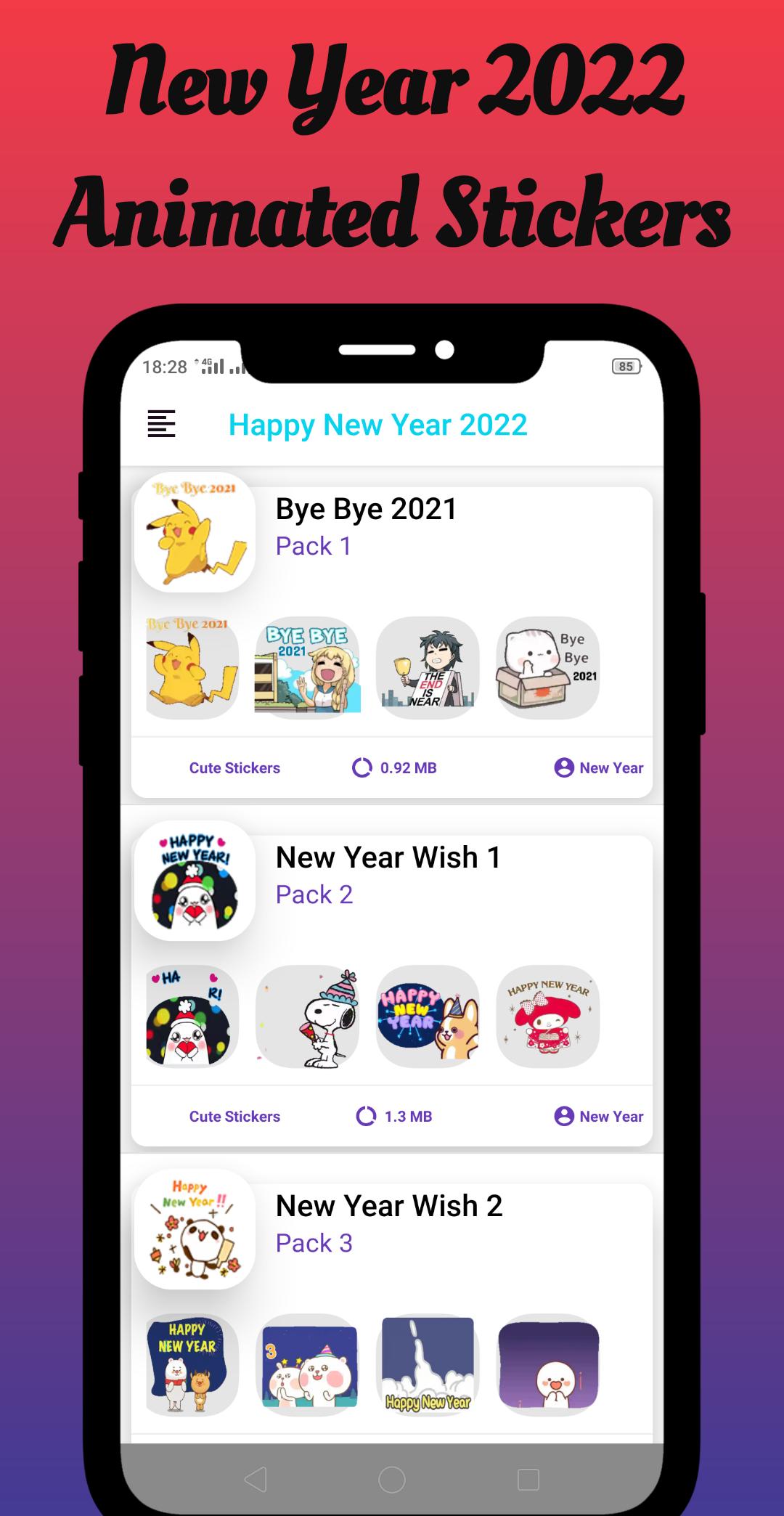 Android용 Happy New Year 2022 - Animated APK 다운로드