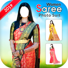 Women Saree Photo Suit Zeichen