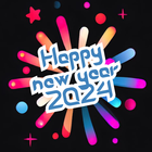 happy new year wishes 2024 أيقونة