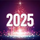 Nouvelle Année Fond Animé 2025 icône