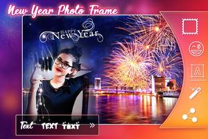 New Year Photo Editor : New Year Greeting Card capture d'écran 2