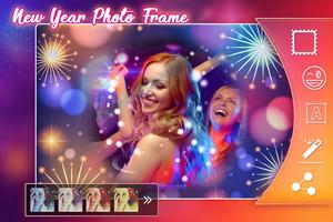 New Year Photo Editor : New Year Greeting Card capture d'écran 3