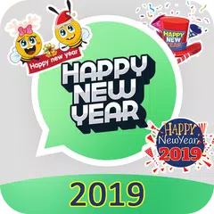 New Year 2019 Stickers for WhatsApp