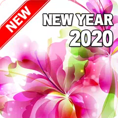 Happy New Year 2020 (Flowers) アプリダウンロード