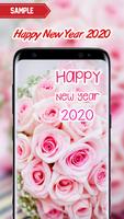 Happy New Year 2020 (Flowers) screenshot 1