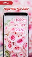 Happy New Year 2020 (Flowers) スクリーンショット 1