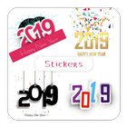 New Year Wish Text Mesaage Sticker Packs Whatsapp icon