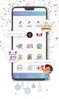 New Year Wish Text Mesaage Sticker Packs Whatsapp syot layar 1