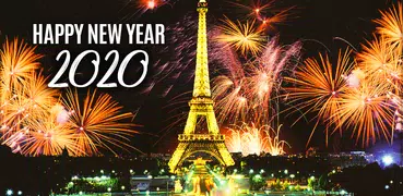 New Year 2020 Wallpaper (Eiffel)