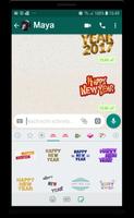 New Year Sticker for Whatsapp Sticker Pack capture d'écran 2