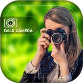 DSLR Desenfoque fondo de fotos icono