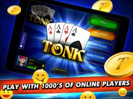 Tonk - Free Multiplayer Rummy Card game Affiche