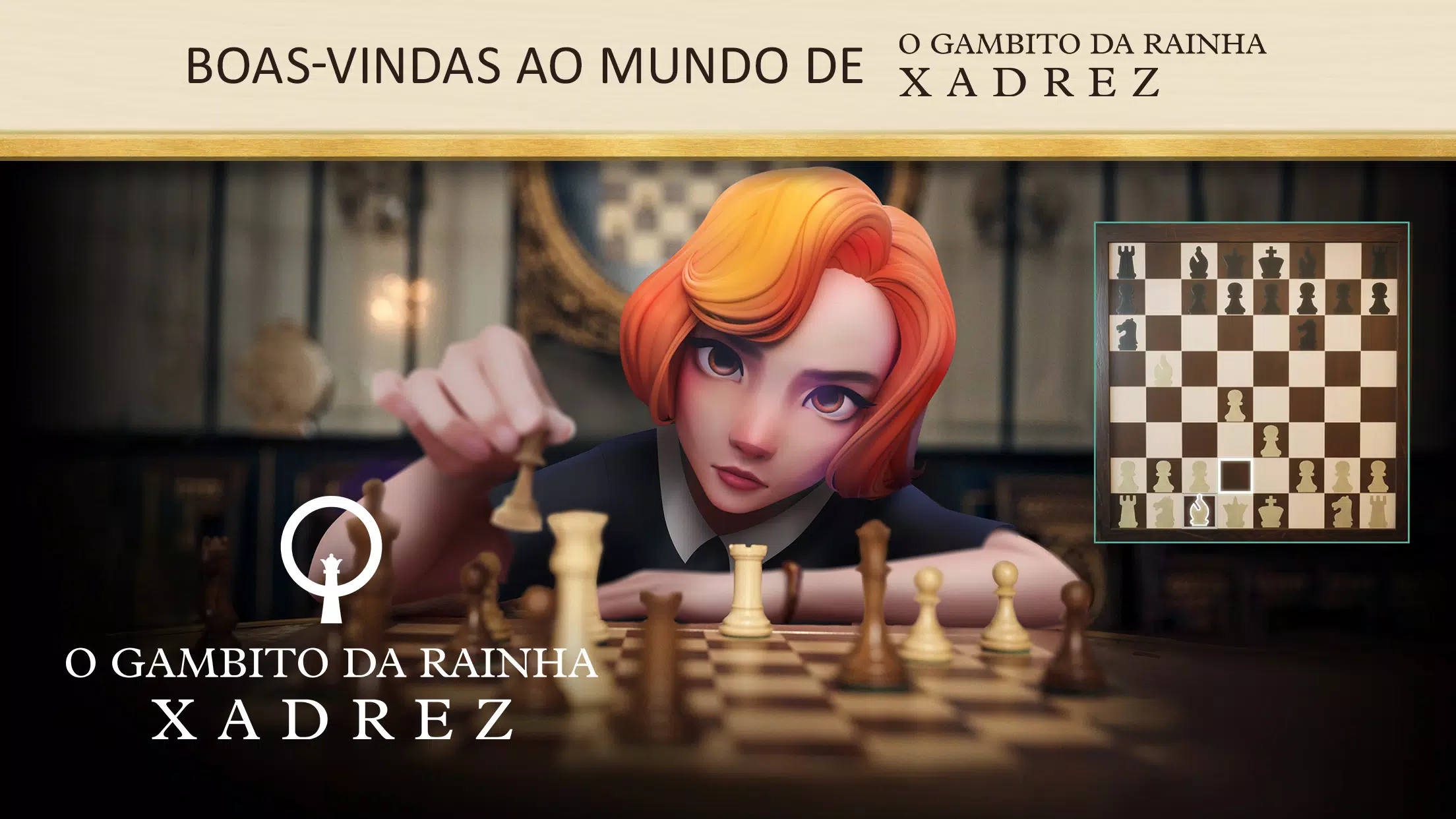 Netflix anuncia 'O Gambito da Rainha', novo jogo mobile