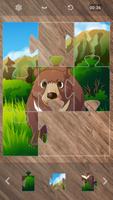 儿童拼图游戏 — 动物游戏 截图 1