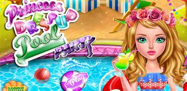 Princess Dressup Pool Party